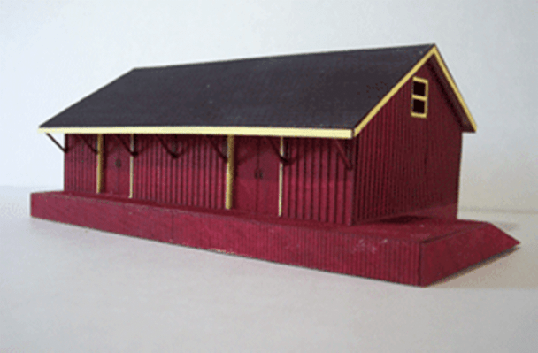 Osborn Models - RRA-3028 - Freight Shed - N Scale