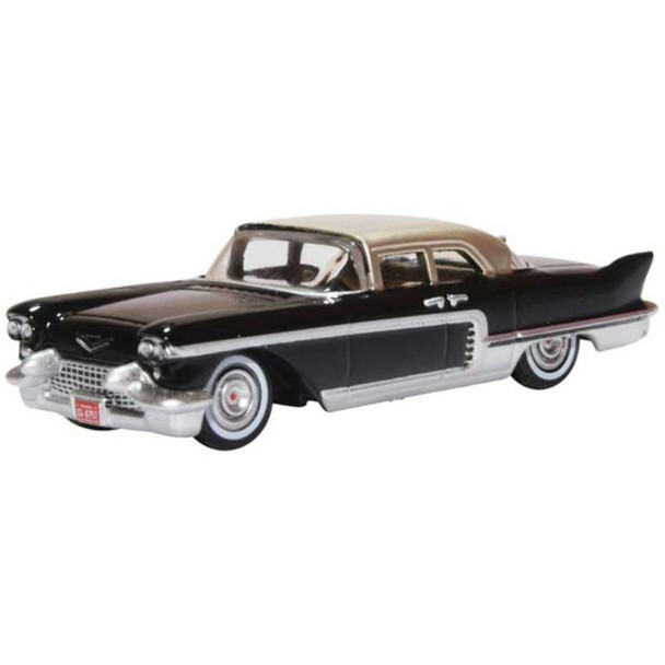 Oxford 87CE57001 - 1957-1965 Cadillac Eldorado Brougham Ebony, Stainless Steel - Assembled   - HO Scale