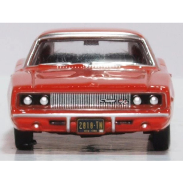 Oxford Diecast - Dodge Charger 1968 Bright Red 1:87