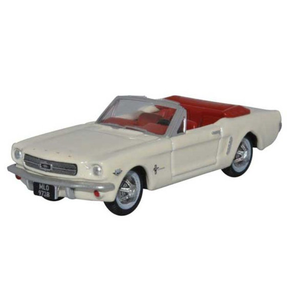Oxford Diecast 87MU65005 - 1965 Ford Mustang Convertible - Assembled    - HO Scale