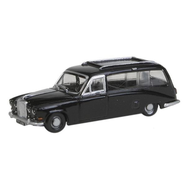 Oxford Diecast NDS002 - Daimler DS420 Hearse Black - N Scale