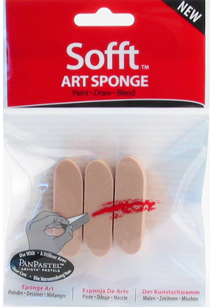 Pan Pastel 61021 - Sofft Sponge Bar Round 3 Pack