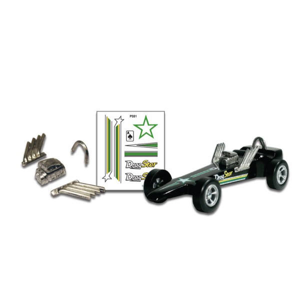 Pinecar 331 - Drag Star Custom Parts w/Decal     -  Kit