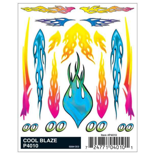 Pinecar 4010 - Cool Blaze Dry Transfer    -  Kit