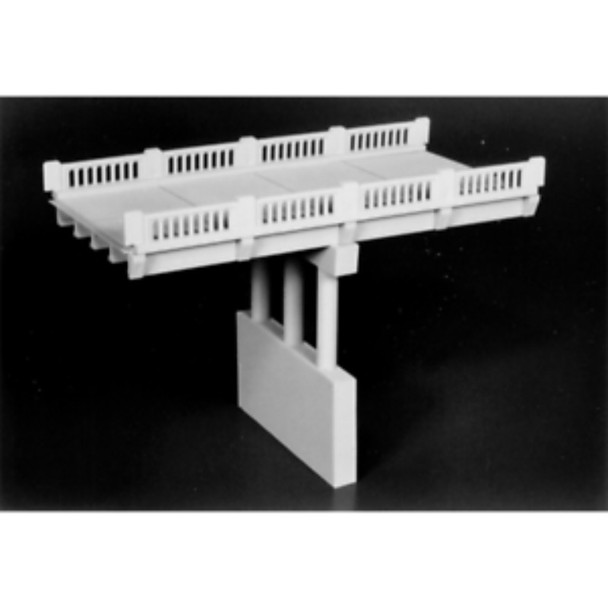 Rix Products  152 - Early Highway Overpass with Pier - N Scale