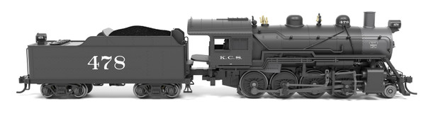 PRE-ORDER: Broadway Limited 8394 - 2-8-0 Consolidation (Paragon4 Sound/DC/DCC/Smoke) Kansas City Southern (KCS) 478 - N Scale