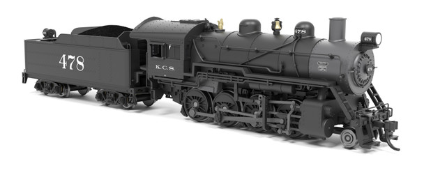 PRE-ORDER: Broadway Limited 8394 - 2-8-0 Consolidation (Paragon4 Sound/DC/DCC/Smoke) Kansas City Southern (KCS) 478 - N Scale