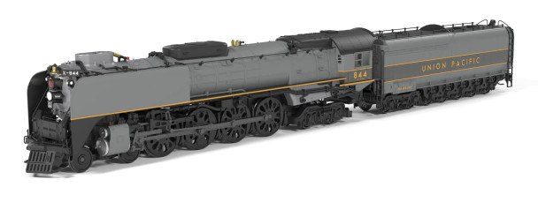 PRE-ORDER: Broadway Limited 10206 - ALCo Class FEF-3 4-8-4 (Paragon4 Sound/DC/DCC/Smoke) Union Pacific (UP) 844/ Greyhound/ 1989-1991 Appearance - HO Scale