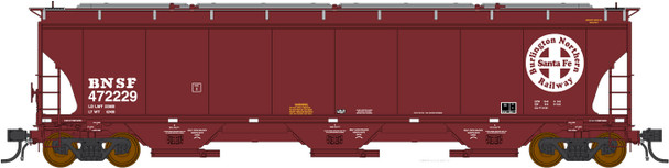 PRE-ORDER: InterMountain 472101-03 - Trinity 5161 3-Bay Covered Hopper BNSF 472355 - HO Scale