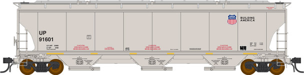 PRE-ORDER: InterMountain 472160-05 - Trinity 5161 3-Bay Covered Hopper Union Pacific (UP) 91639 - HO Scale