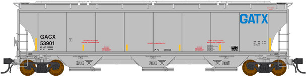 PRE-ORDER: InterMountain 472164-04 - Trinity 5161 3-Bay Covered Hopper GATX (GACX) 54048 - HO Scale