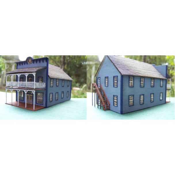 RslaserKits 2022 - 1880s Gem Hotel - Zelda's B&B - HO Scale Kit