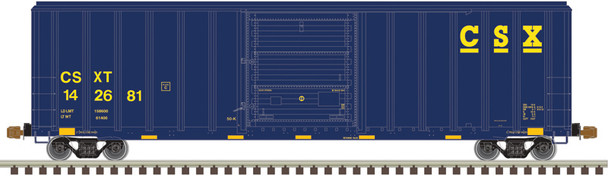 Atlas Master 20007597 - FMC 5347 Single Door Box Car CSX* (Blue/White) 142681 - HO Scale