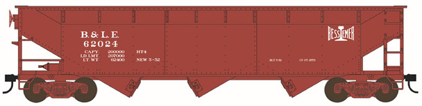 PRE-ORDER: Bowser 44091 - 70 Ton Offset Hopper Bessemer and Lake Erie (BLE) 62038 - HO Scale