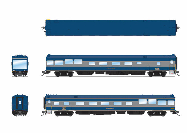 PRE-ORDER: Broadway Limited 10173 - Track Inspection Car CSX (CSXT) #994009/ "Massachusetts" / 1999-2006 Appearance - HO Scale