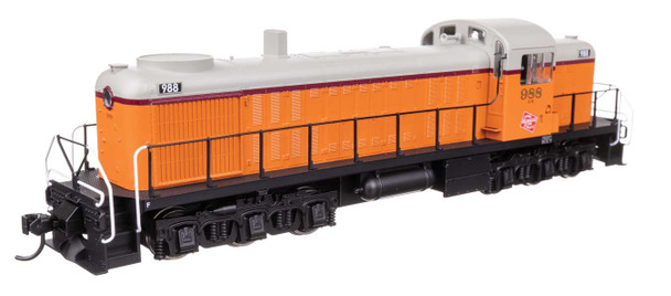 Walthers Mainline 910-10717 - ALCo RSC-2 (DC Silent) Milwaukee Road (MILW) 989 - HO Scale