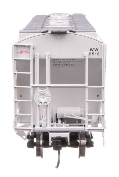 Walthers Mainline 910-49329 - 39' Trinity 3281 2-Bay Covered Hopper Winchester and Western Railroad (WW) 9513 - HO Scale