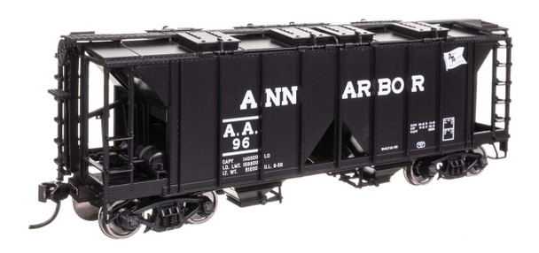 Walthers Mainline 910-49703 - ACF 1958 Cu Ft Covered Hopper Ann Arbor Railroad (AA) 114 - HO Scale