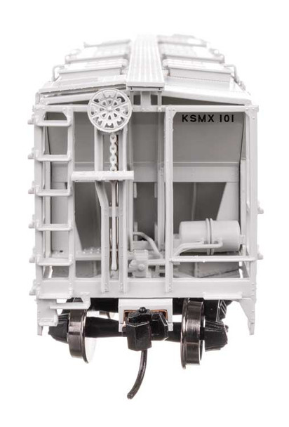 Walthers Mainline 910-49720 - ACF 1958 Cu Ft Covered Hopper Kosmos Cement (KSMX) 101 - HO Scale