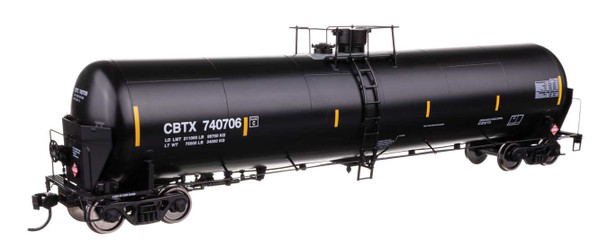 Walthers Proto 920-100762 - 55' Trinity Modified 30,145-Gallon Tank Car CIT Group (CBTX) 740706 - HO Scale