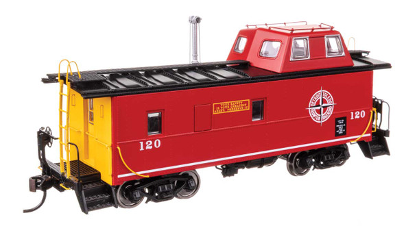 Walthers Proto 920-103605 - Wabash Streamlined Caboose Detroit, Toledo and Ironton (DTI) 120 - HO Scale