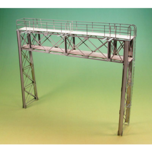 Showcase Miniatures 2020 - Steel Frame Signal Bridge   - HO Scale Kit