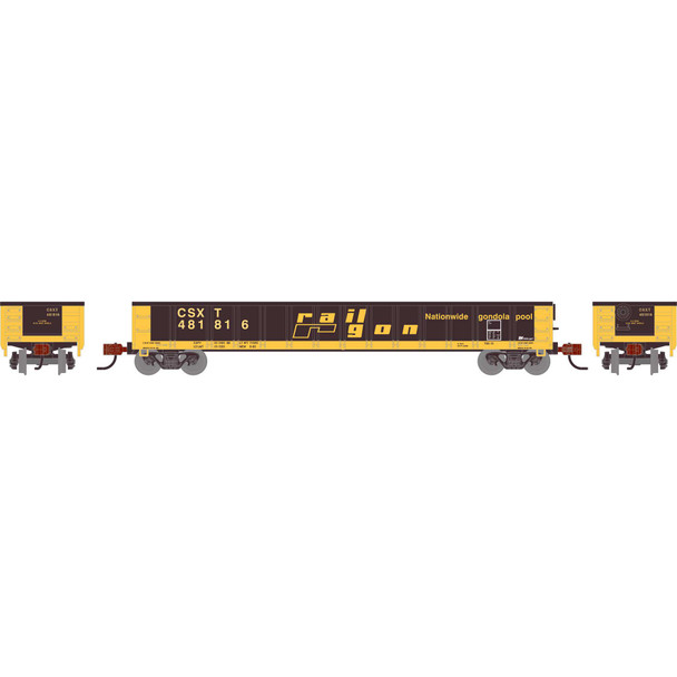 Athearn 1904 - 52' Mill Gondola CSX (CSXT) 481816 - N Scale