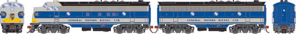 Athearn Genesis 19698 - EMD FP7/F7B (DCC and Sound) Electro-Motive Diesel Demonstrator (EMDX) 7001/7002 - HO Scale