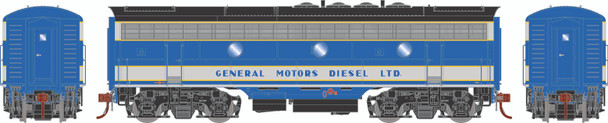 Athearn Genesis 19699 - EMD F7B (DCC and Sound) Electro-Motive Diesel Demonstrator (EMDX) 7003 - HO Scale
