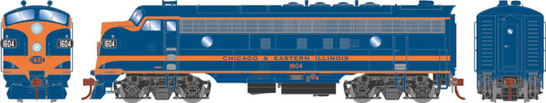 Athearn Genesis 19709 - EMD FP7 (DCC and Sound) Chicago & Eastern Illinois (C&EI) 1604 - HO Scale