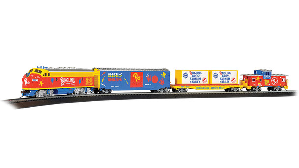 Bachmann 00780 - Circus Spectacular Train Set (DC Silent)  - HO Scale