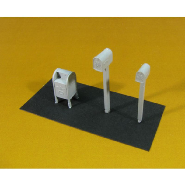 Showcase Miniatures 2339 - Mailbox Set (12 boxes)   - HO Scale Kit