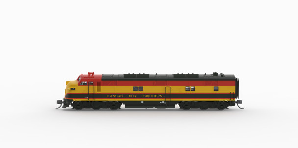 MMRR EXCLUSIVE: PRE-ORDER: Broadway Limited 10268 - EMD E7A (DC Silent) Kansas City Southern (KCS) 7 - N Scale