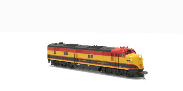 MMRR EXCLUSIVE: PRE-ORDER: Broadway Limited 10269 - EMD E7A (DC Silent) Kansas City Southern (KCS) 11 - N Scale