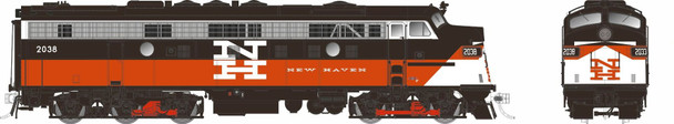PRE-ORDER: Rapido 14084 - EMD FL9 (DC Silent) New Haven (NH) 2057 (EDER-5a) - HO Scale