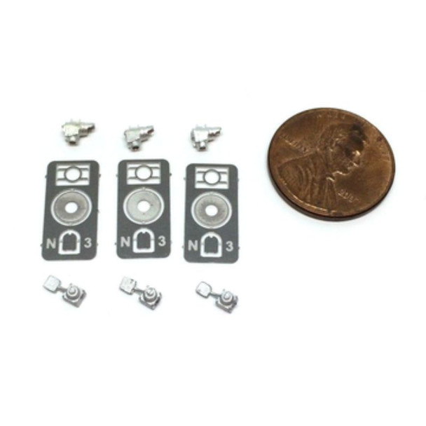 Showcase Miniatures 513 - Dwarf Signals (Qty 3)   - N Scale Kit