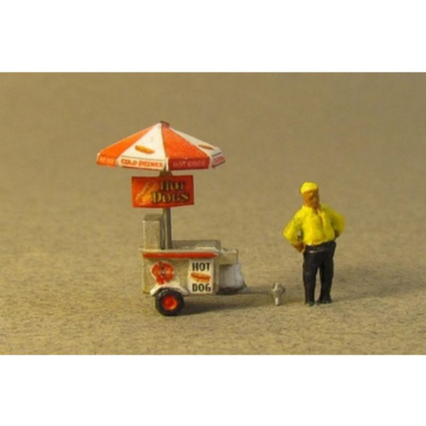 Showcase Miniatures 526 - Bart's Hot Dog Cart   - N Scale Kit