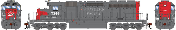 PRE-ORDER: Athearn 3393 - EMD SD40 (DC Silent) Southern Pacific (SP) 7344 Primed For Grime - HO Scale