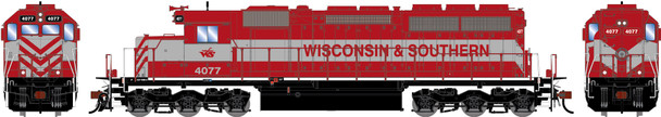 PRE-ORDER: Athearn 3398 - EMD SD40 (DC Silent) Wisconsin and Southern (WSOR) 4077 - HO Scale