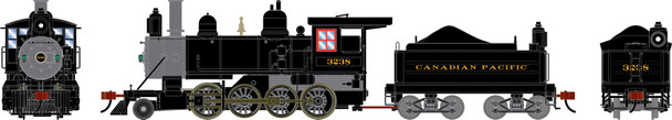 PRE-ORDER: Athearn 3449 - 2-8-0 Steam Locomotive (DC Silent) Canadian Pacific (CP) 3238 - HO Scale