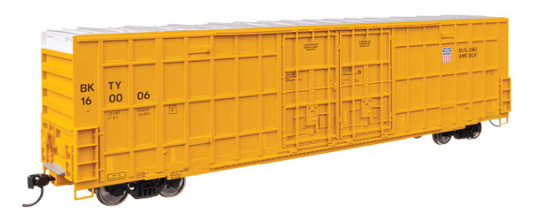 Walthers Mainline 910-3123 - 60' High Cube Plate F Horizontal Post Boxcar Union Pacific (BKTY) 160034 - HO Scale