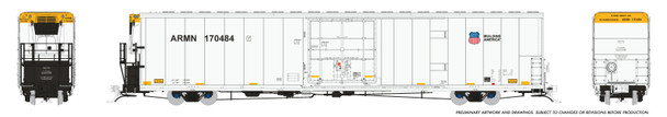 Rapido 167005A-170611 - Greenbrier 72' IL 7780 Reefer Union Pacific (ARMN) 170611 - HO Scale