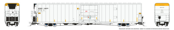 Rapido 167506A-116120 - Greenbrier 72' IL 7780 Reefer (w/ Sound) Arkansas-Oklahoma Railroad (AOKX) 116120 - HO Scale