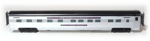 Eastern Seaboard Models 313802 - Pullman-Standard 10-Roomette 6-Bedroom Fluted Sleeper Purple Letterboards ACL Style (SIDE ONLY) Pennsylvania (PRR) 8348 Delaware Cnty - N Scale