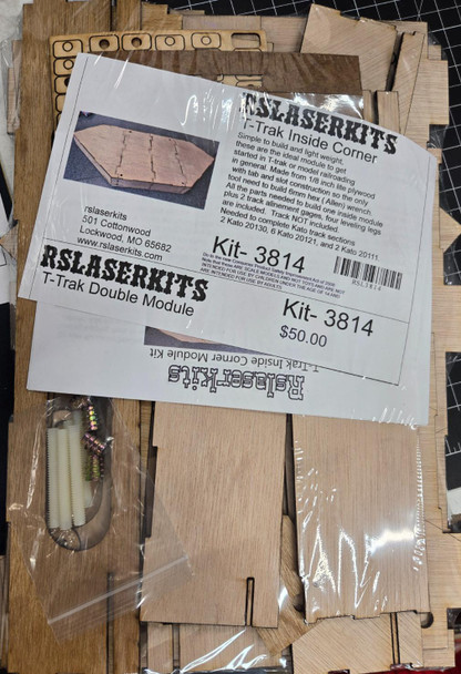 RslaserKits 3814 - T-Trak Inside Corner  - N Scale
