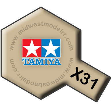 Tamiya 81031 - X31 Titanium Gold 23ml - Midwest Model Railroad