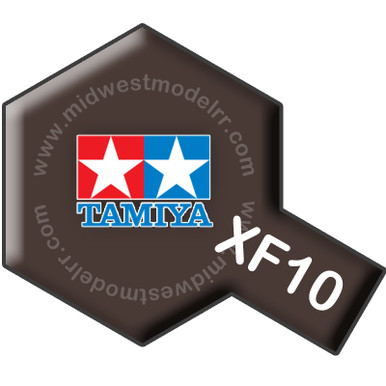 Tamiya 81310 - XF10 Flat Brown 23ml - Midwest Model Railroad