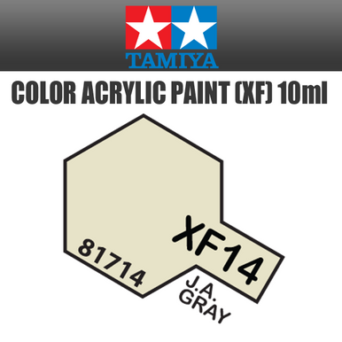 Acrylic Mini Xf-76 Grey Green 10Ml Bottle / Tamiya USA