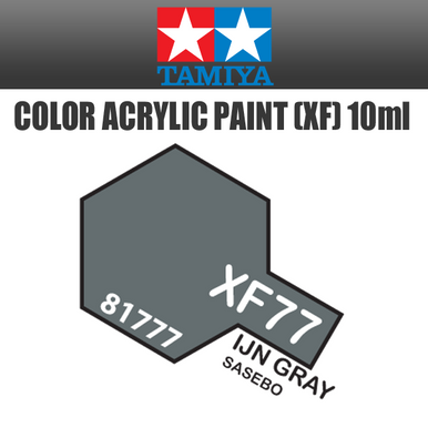 Tamiya 81777 - Acrylic Mini XF-77 IJN Gray Sasebo Arsenal - 10ml