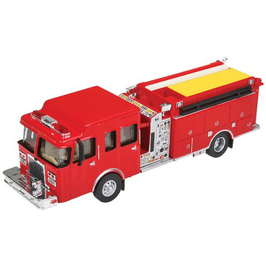 Walthers SceneMaster Heavy-Duty Fire Dept. Ladder Truck – Assembled - Red – HO Scale - Foto 7